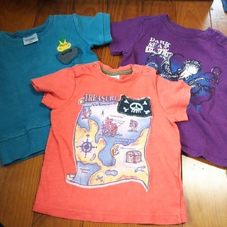 ベビーギャップ(babyGAP)のまとめ売り 男の子 80 Tシャツ 3枚セット ベビーギャップ (Ｔシャツ)