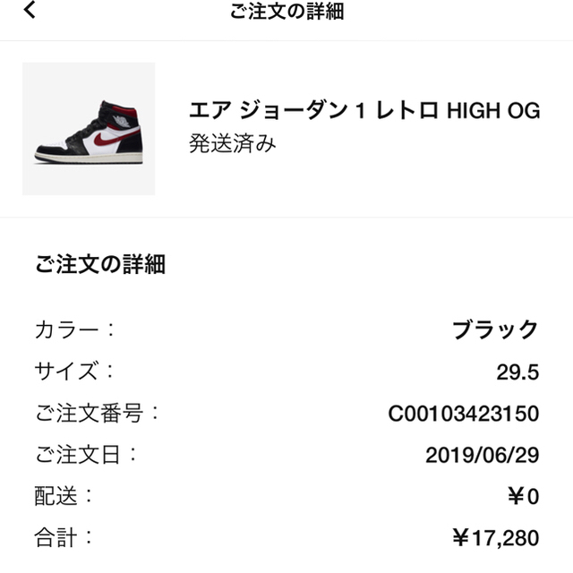 NIKE(ナイキ)のNIKE AIR JORDAN1 RETRO HIGH OG 29.5㎝ メンズの靴/シューズ(スニーカー)の商品写真