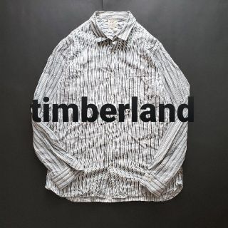 ティンバーランド(Timberland)のtimberland ストライプシャツ　グランパシャツ　パジャマシャツ(シャツ)