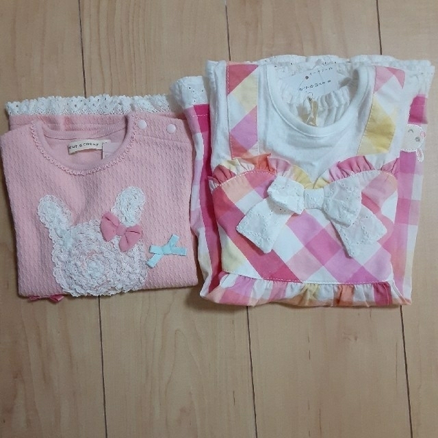 coeur a coeur(クーラクール)の専用です　新品☆クーラクール キッズ/ベビー/マタニティのキッズ服女の子用(90cm~)(Tシャツ/カットソー)の商品写真