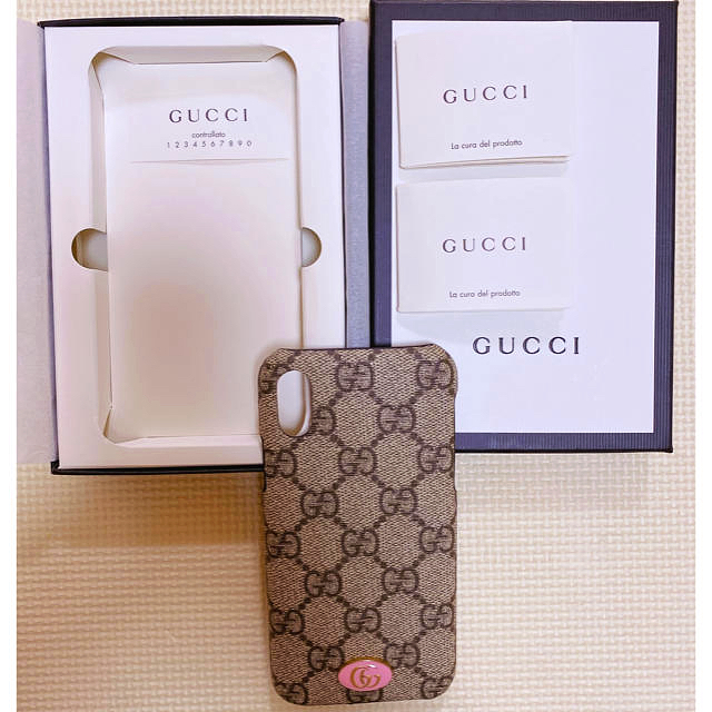 Gucci(グッチ)のGUCCI iPhoneケース  iPhonex iPhonexs スマホ/家電/カメラのスマホアクセサリー(iPhoneケース)の商品写真
