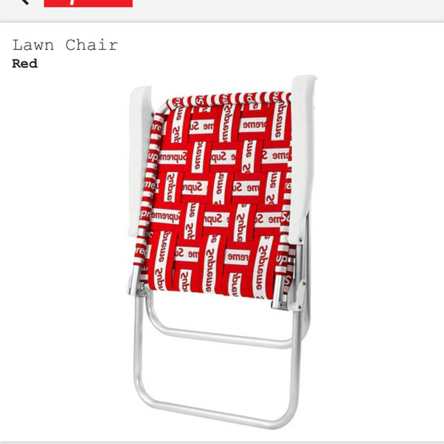 Supreme Lawn Chair Red チェアー 椅子 1