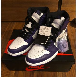 ナイキ(NIKE)のNIKE AIR JORDAN1 court purple 29㎝ 新品(スニーカー)