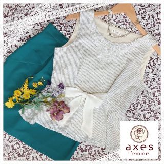 アクシーズファム(axes femme)の＊axes femme＊ノースリーブブラウス＊(シャツ/ブラウス(半袖/袖なし))