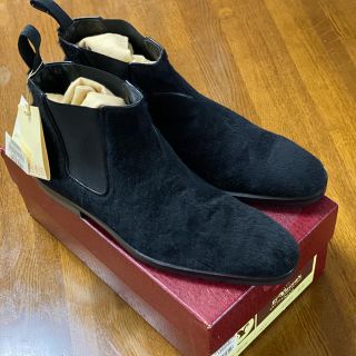 トリッカーズ(Trickers)の半額以下！レユッカス LE yucca's カンガルー毛皮　サイドゴア　26.5(ブーツ)