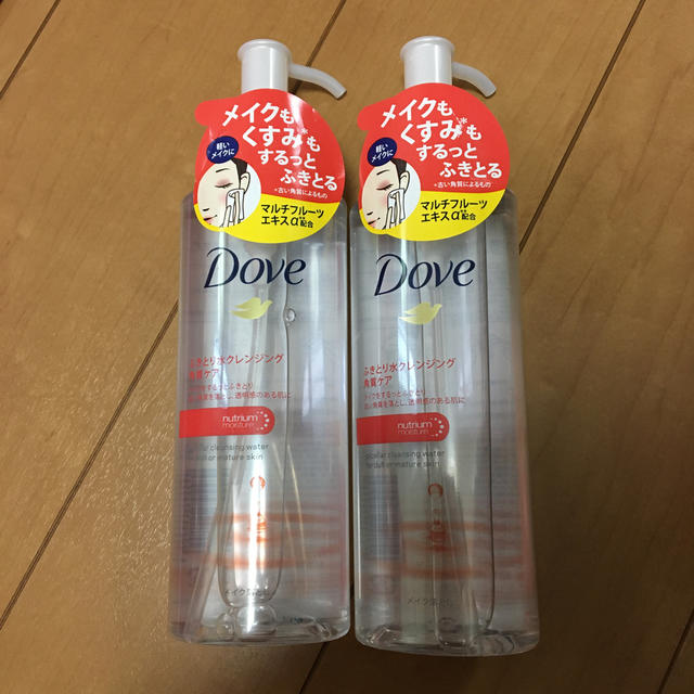 Unilever(ユニリーバ)のダヴ ふき取り水クレンジング 角質ケア(235ml) 未使用品２本セット コスメ/美容のスキンケア/基礎化粧品(クレンジング/メイク落とし)の商品写真