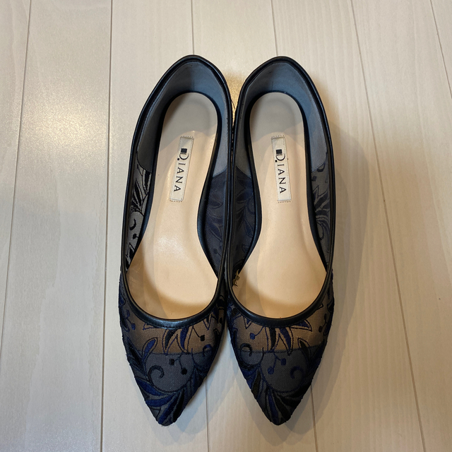 DIANA(ダイアナ)のDIANA 刺繍　チュールパンプス レディースの靴/シューズ(ハイヒール/パンプス)の商品写真