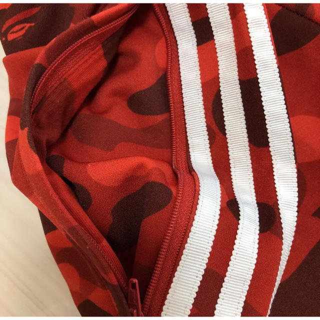 adidas bape トラックパンツ　ジャージ　XO RED