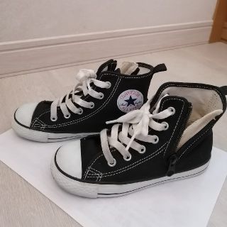 コンバース(CONVERSE)のコンバースハイカット黒　19センチ　(スニーカー)