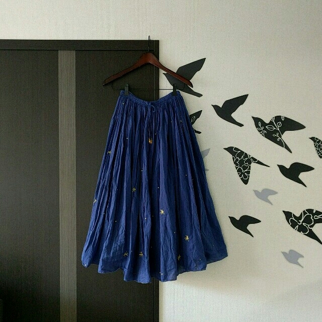 RayCassin(レイカズン)の星空のコットンマキシスカート レディースのスカート(ロングスカート)の商品写真