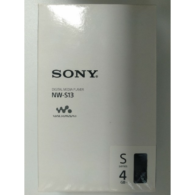 新品 SONY ウォークマン Sシリーズ NW-S13(B)