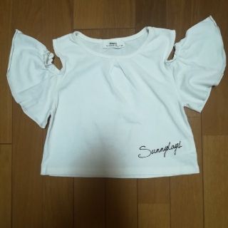 【ゆっさん様専用】肩出し　カットソー　130センチ(Tシャツ/カットソー)