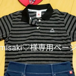 ルコックスポルティフ(le coq sportif)のルコック　半袖ポロシャツ　Mサイズ(ウエア)