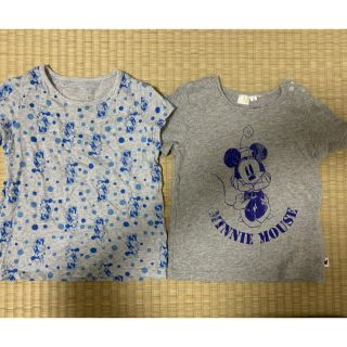 ディズニー(Disney)のミニーちゃん 半袖 90cm(Tシャツ/カットソー)