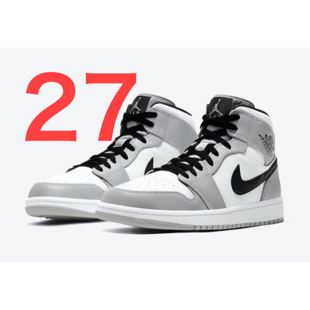 AIR JORDAN 1 MID "LIGHT SMOKE GREY