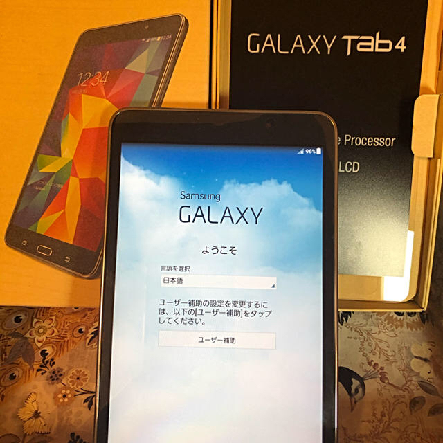 SAMSUNG(サムスン)のGALAXY Tab4 スマホ/家電/カメラのPC/タブレット(タブレット)の商品写真