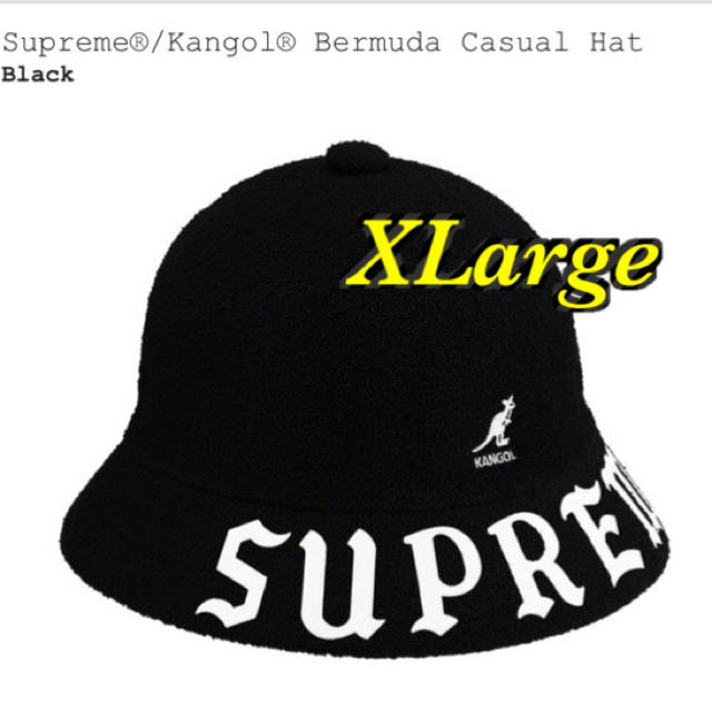 メンズ【確実正規品】Supreme Kangol Bermuda Casual Hat