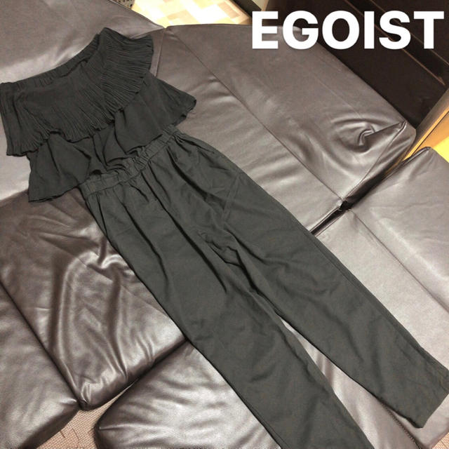 EGOIST(エゴイスト)のEGOIST ベアトップオールインワン レディースのパンツ(オールインワン)の商品写真