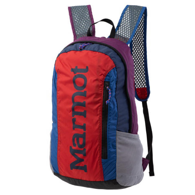 MARMOT(マーモット)の【かまひろ様専用】マーモット 軽量アタックリュックサック 赤＆青 新品18L スポーツ/アウトドアのアウトドア(登山用品)の商品写真