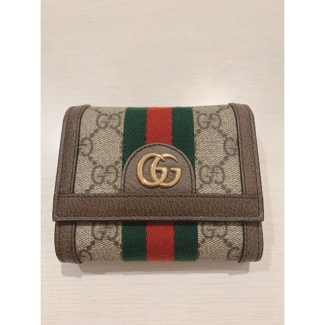 Gucci(グッチ)のGG三つ折り財布 レディースのファッション小物(財布)の商品写真