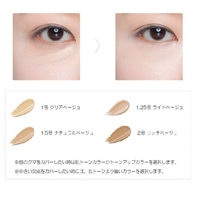 the SAEM  ザセム　CPチップコンシーラー　1.25