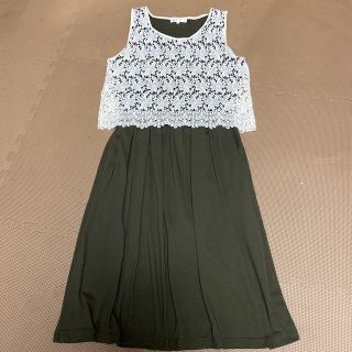 グローブ(grove)の新品  grove ワンピース（L）(ひざ丈ワンピース)