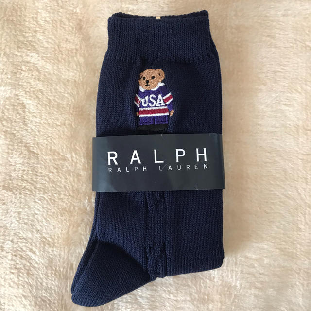 Ralph Lauren(ラルフローレン)のRalph Lauren 靴下　新品　ウール混 レディースのレッグウェア(ソックス)の商品写真