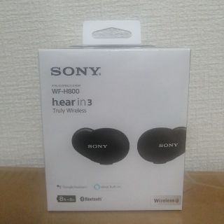 SONY - 新品未開封 SONYワイヤレスイヤホン WF-H800ブラックの通販 by ...