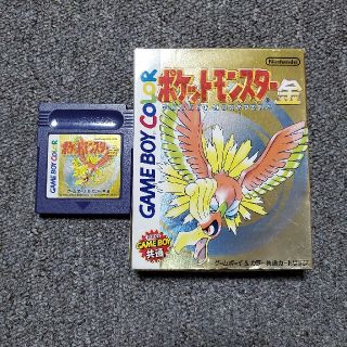 ゲームボーイ(ゲームボーイ)のポケットモンスター金　ゲームボーイカラー　ソフト(携帯用ゲームソフト)