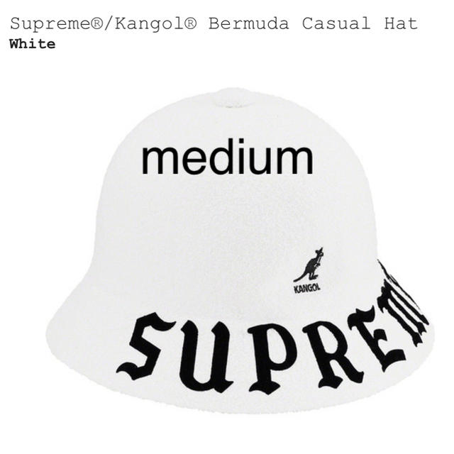 Supreme kangol bermuda casual hat