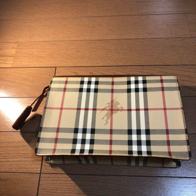 BURBERRY(バーバリー)の【未使用】BURBERRY クラッチバッグ セカンドバッグ ノバチェック メンズのバッグ(セカンドバッグ/クラッチバッグ)の商品写真