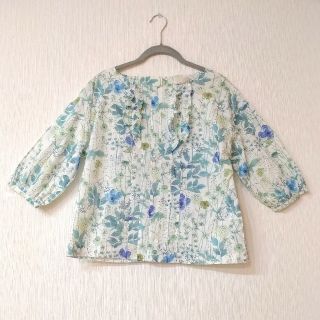 テチチ(Techichi)のいそひよ様専用●　Techichi　リバティ春の野の花ボタニカル柄ブラウス(シャツ/ブラウス(長袖/七分))