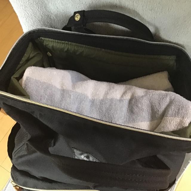 anello(アネロ)のanello リュック黒 がま口 バッグパック レディースのバッグ(リュック/バックパック)の商品写真