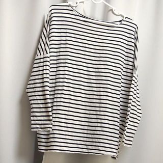 アダムエロぺ(Adam et Rope')のADAM ET ROPE ロンT ドルマン カットソー プルオーバー ボーダー (Tシャツ(長袖/七分))