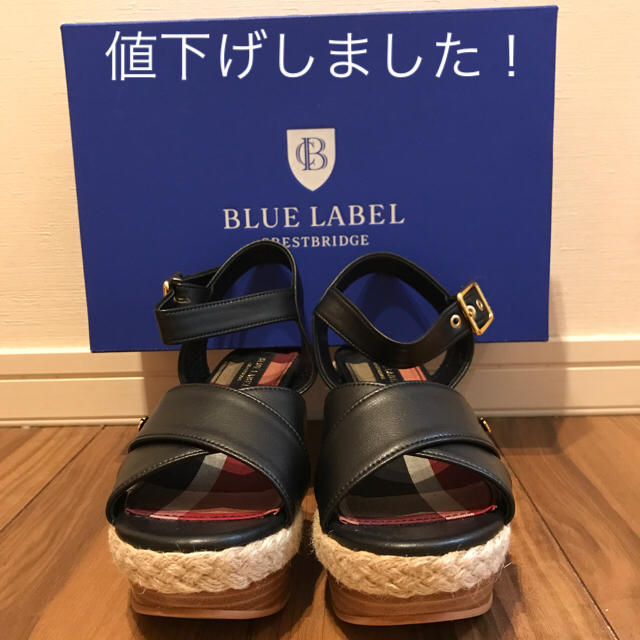 新品　バーバリーブルーレーベルサンダル