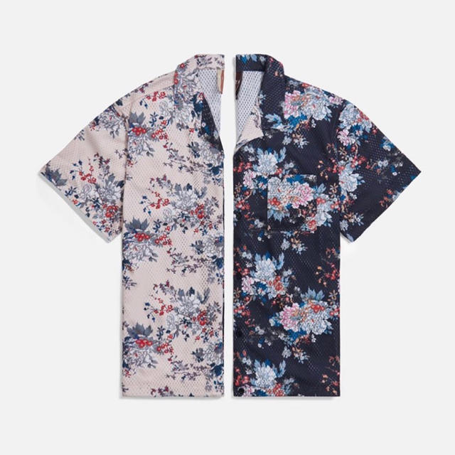 KITH Floral Panel Camp Shirt S - シャツ