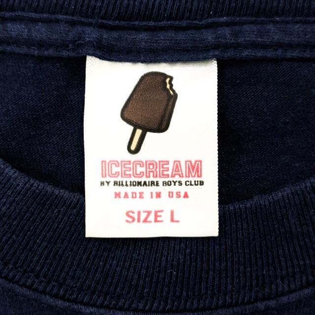 ICE CREAM(アイスクリーム)のアイスクリーム ICECREAM プリント Tシャツ カットソー USA製 メンズのトップス(Tシャツ/カットソー(半袖/袖なし))の商品写真
