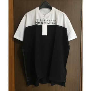 マルタンマルジェラ(Maison Martin Margiela)の20SS新品46 メゾン マルジェラ オーバーサイズ Spliced Tシャツ(Tシャツ/カットソー(半袖/袖なし))