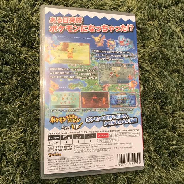 ポケモン不思議のダンジョン 救助隊DX Switch エンタメ/ホビーのゲームソフト/ゲーム機本体(家庭用ゲームソフト)の商品写真