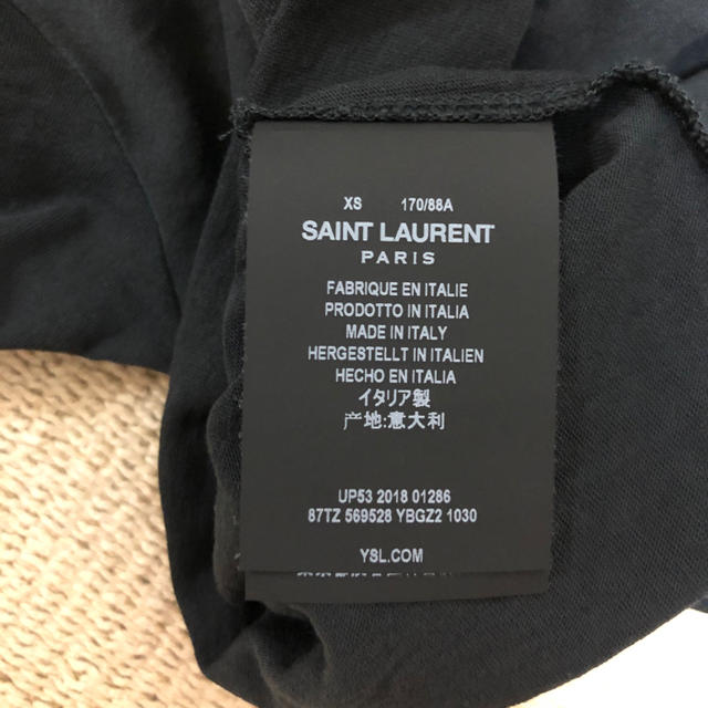Saint Laurent - Saint Laurent T-shirtの通販 by dabo1223's shop｜サンローランならラクマ 大得価得価