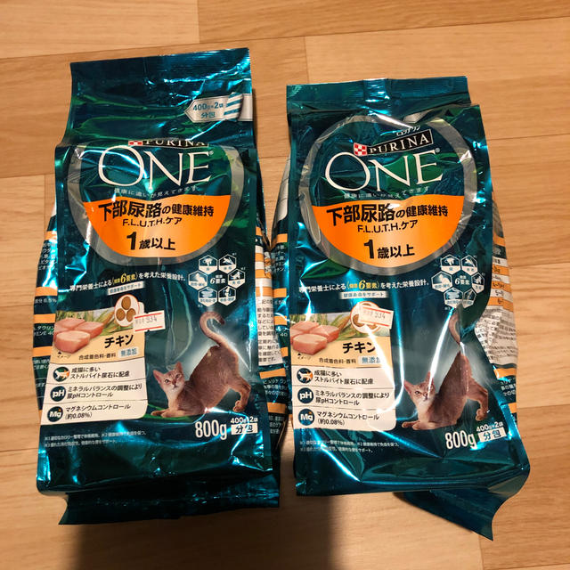 Nestle(ネスレ)のピュリナワン　チキン　800g×2 その他のペット用品(ペットフード)の商品写真