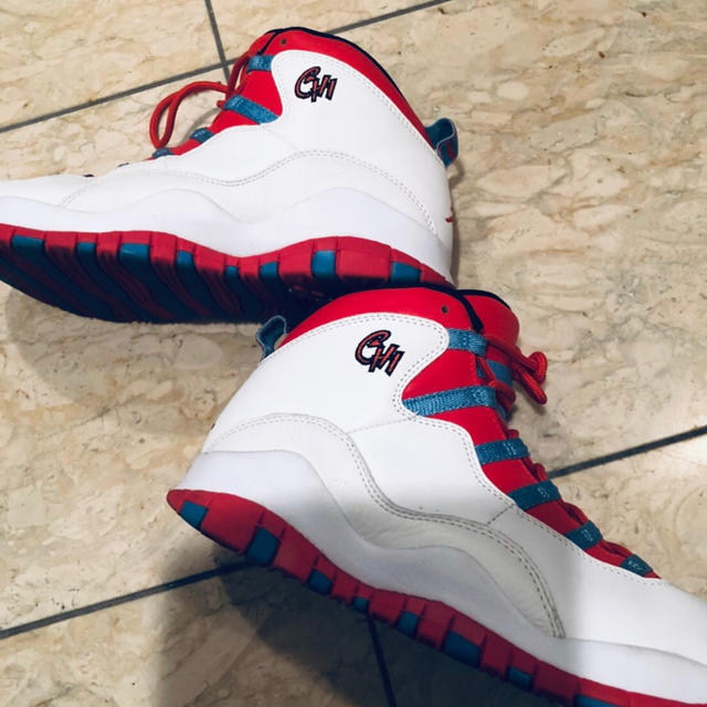 NIKE(ナイキ)のJordan 10 Retro Chicago Flag 24.5cm レディースの靴/シューズ(スニーカー)の商品写真