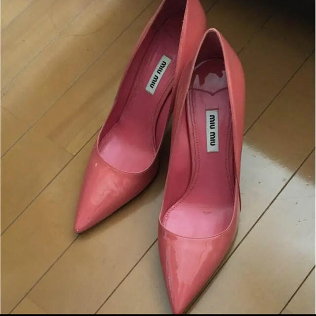 可愛い‼︎ミュウミュウ 靴 ピンク MIUMIU パンプス