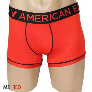 新品★アメリカンイーグル メンズ ボクサーパンツ Sサイズ RD M2(ボクサーパンツ)