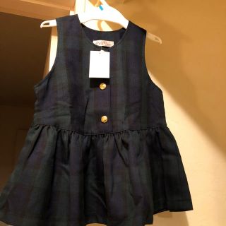 女の子100センチ★ジャンパースカート★新品 値下げしました(ワンピース)