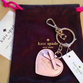 ケイトスペードニューヨーク(kate spade new york)のks♠︎ハート型キーホルダー♡完売(その他)