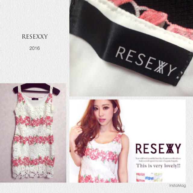 RESEXXY(リゼクシー)のRESEXXY // フラワーワンピース レディースのワンピース(ミニワンピース)の商品写真