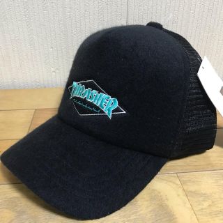 スラッシャー(THRASHER)のお買い得！　Thrasher スラッシャー　スナップバックキャップ　新品未使用(キャップ)