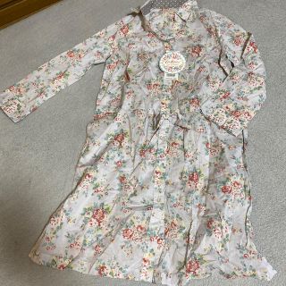 キャスキッドソン(Cath Kidston)の新品タグ付キャスキッドソンフラワー柄シャツワンピース(ミニワンピース)