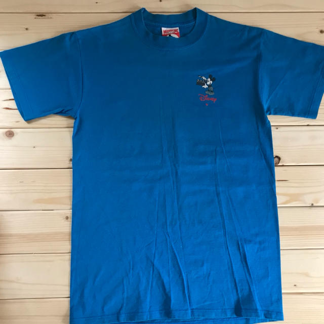 Disney(ディズニー)のディズニー Tシャツ ヴィンテージ古着 ミッキー バックプリント USA製 メンズのトップス(Tシャツ/カットソー(半袖/袖なし))の商品写真